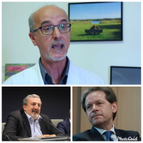 L'epidemiologo Lopalco, il presidente Emiliano e il direttore regionale della salute Montanaro. Insieme formano il trio "LEM" e si ostinano a dichiarare che fare tamponi alle categorie a rischio non serva a nulla ovviamente lo dicono stando al sicuro nelle loro stanze e in video-conferenza e non da una corsia ospedaliera o da un'ambulanza.